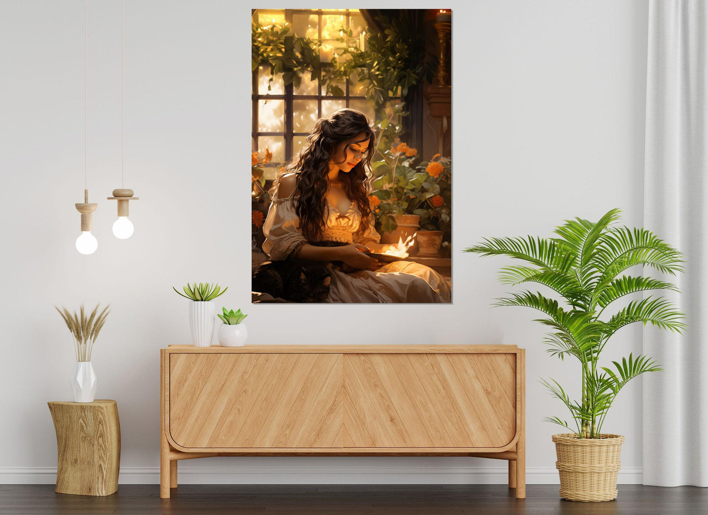 Hestia Canvas Print – Greek Mythology Art | Ready to Hang Gallery Wrapped Cotton Canvas