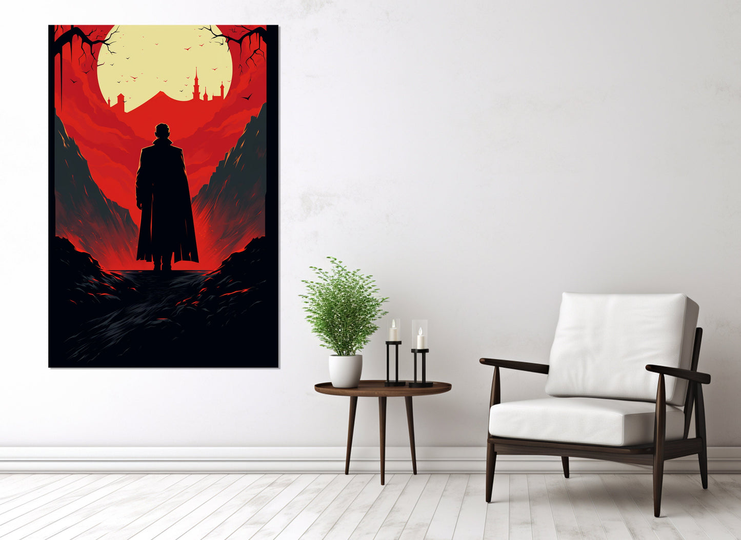 Dracula Canvas Print – Gothic Wall Art | Framed Gothic Poster, Ready to Hang