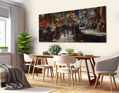 Monte Carlo Canvas Print – Vintage Casino Wall Art | Framed Ready to Hang