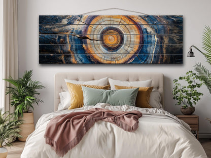 Abstract Wood Texture PRINT on Natural Wood