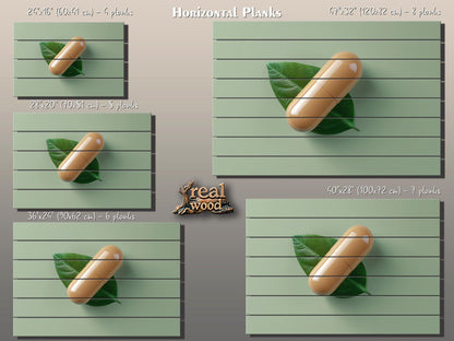 Wood Wall Art – Abstract Medicines Art on Smooth Linden Wood | Pharmacy Decor