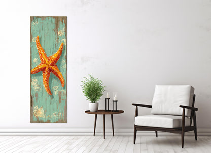 Sea Star Canvas Print – Underwater Wall Art | Framed Canvas Art Ready to Hang
