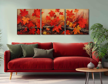 Autumn Tree Canvas Print – Gallery Wrapped Framed Canvas With Soft Tones Artwork
