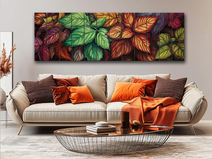 Wood Wall Art | Vibrant Floral Wood Print on Natural Planks | Rustic Farmhouse Decor