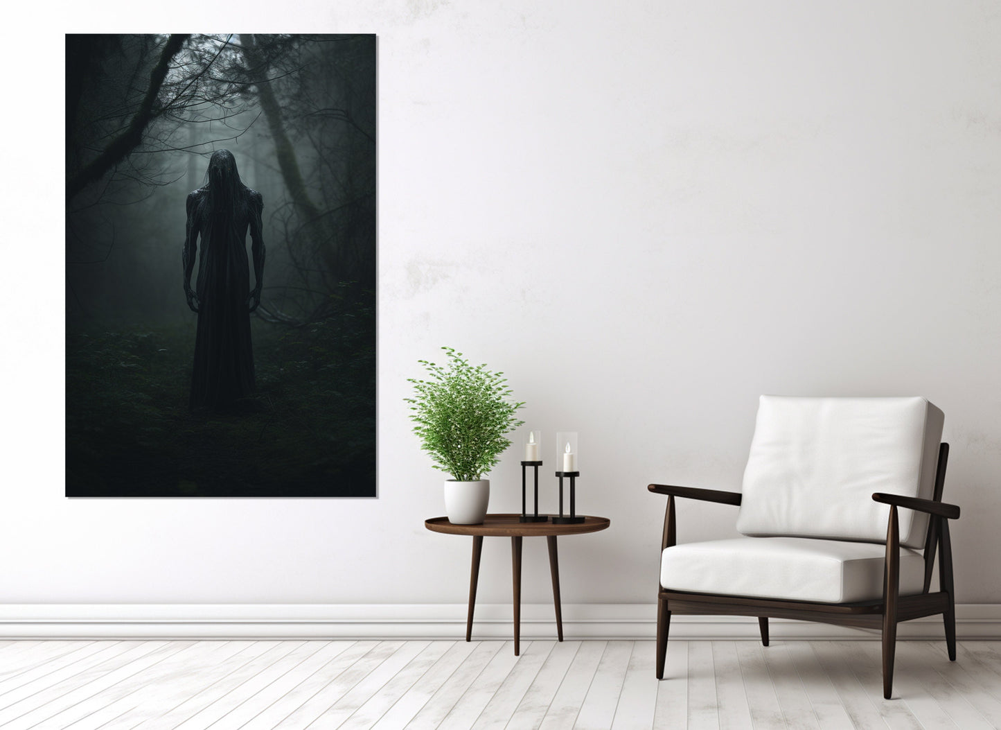 Supernatural Canvas Print – Abstract Gothic Wall Art | Ready to Hang Framed Canvas