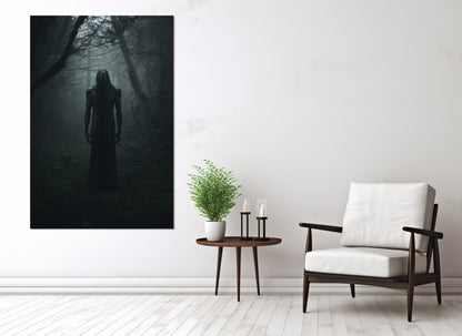 Supernatural Canvas Print – Abstract Gothic Wall Art | Ready to Hang Framed Canvas