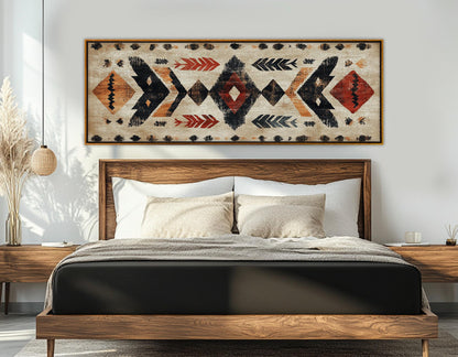 Native American Rug Canvas – First Nations Wall Art | Framed & Ready to Hang