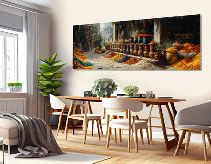 Spices Canvas Print – Indian Wall Art | Kitchen Wall Decor | Framed & Ready to Hang