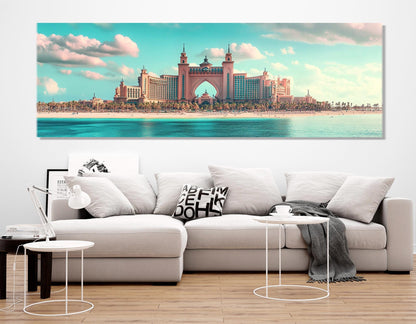 Dubai Wall Art - Framed Dubai Canvas Print | Ready to Hang Modern Cityscape