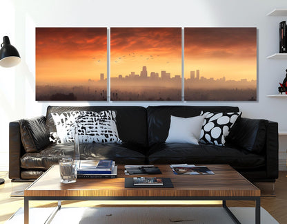 Phoenix Canvas Print - Abstract Art on Cotton Gallery Wrapped Canvas | Large Wall Art
