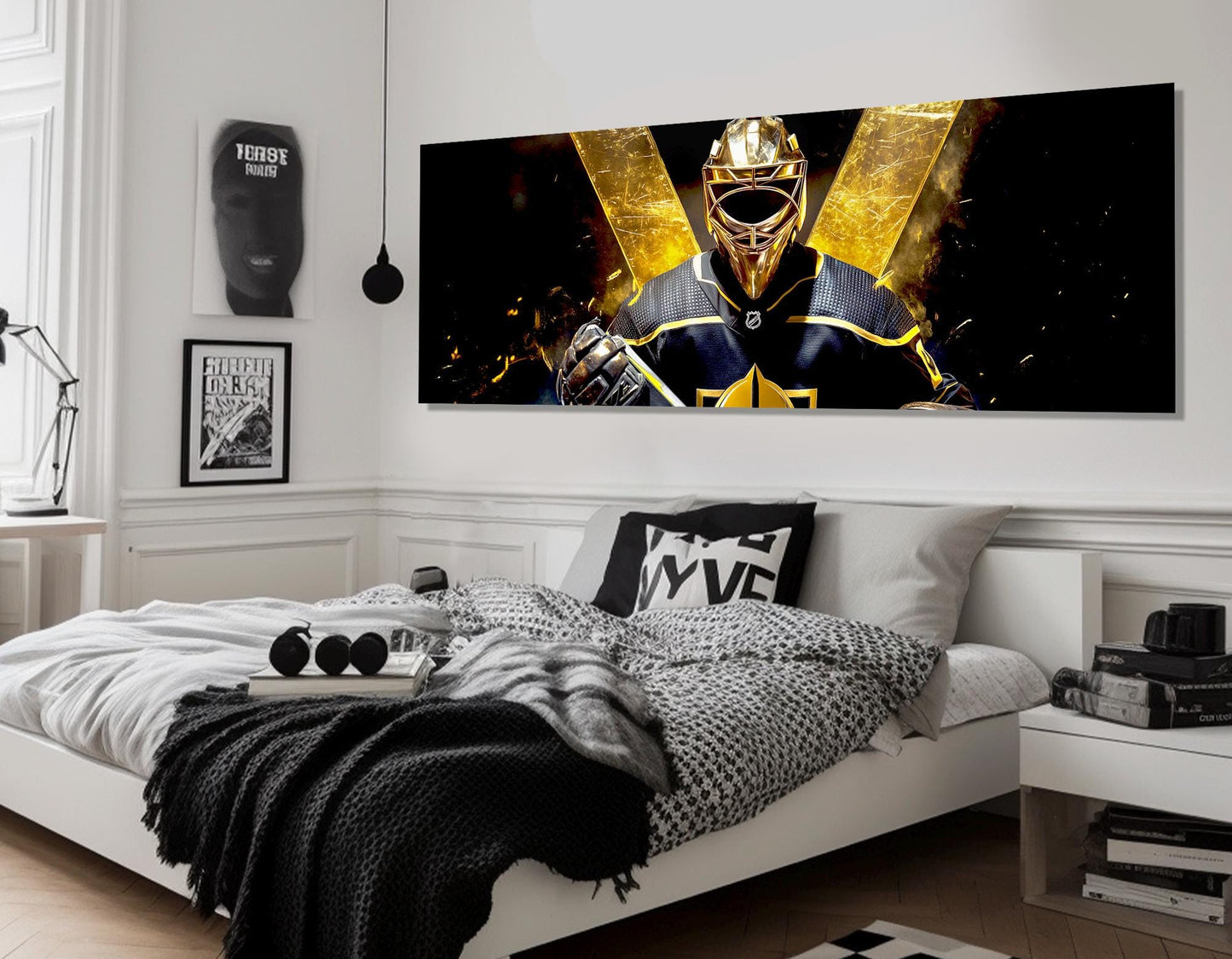 Ice Hockey Canvas Print – High Quality Cotton Wall Art | Ready to Hang