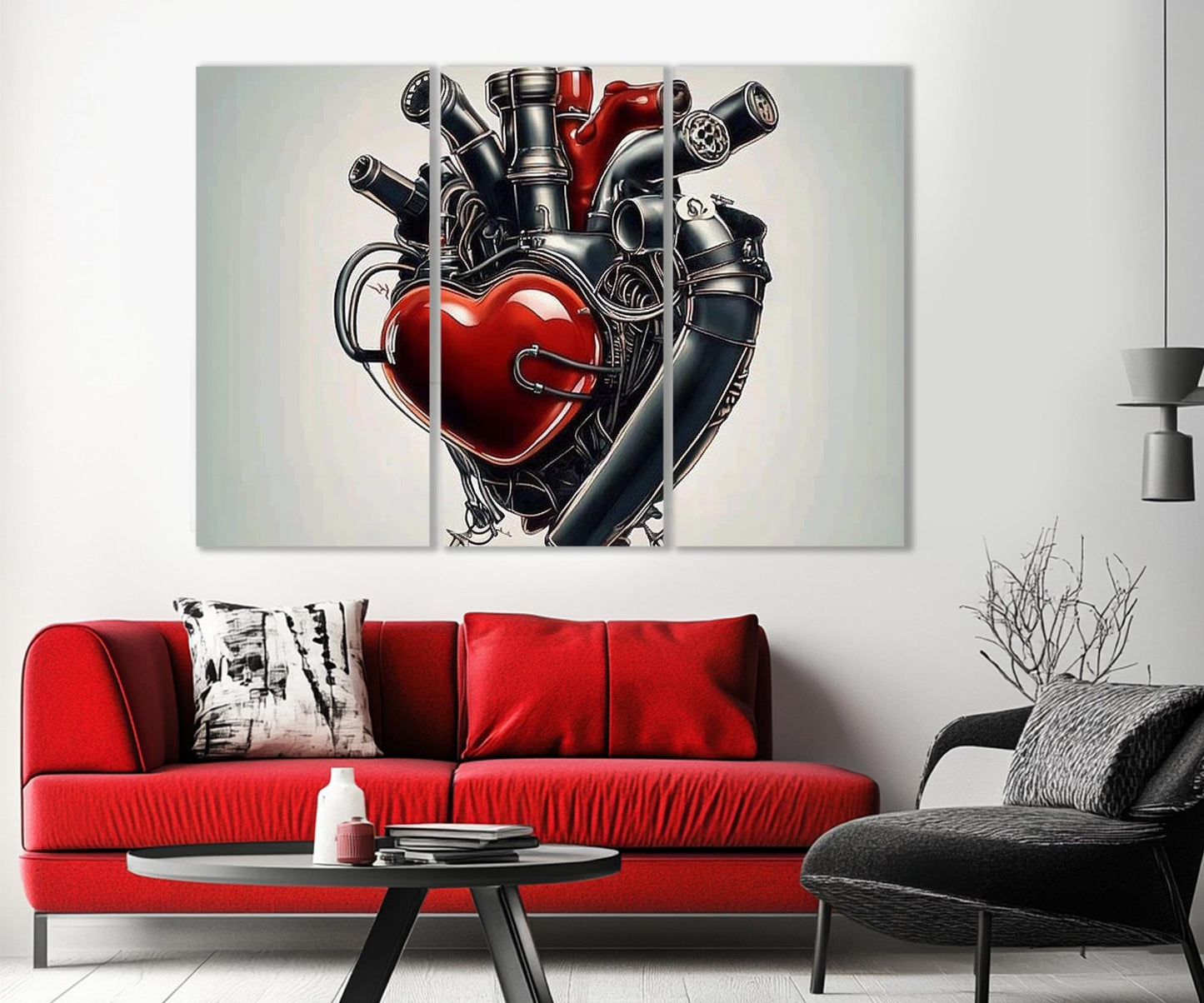 Engine Canvas Print – Abstract Engine Art | Workshop Wall Art, Ready to Hang