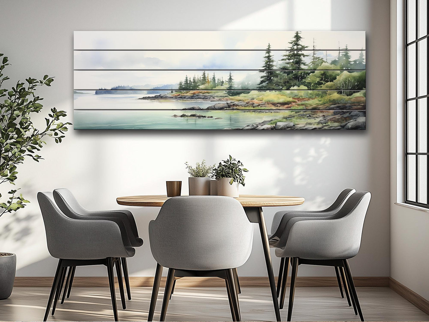 Isle Royale National Park Print on Natural Wood –  Michigan, United States Wall Art