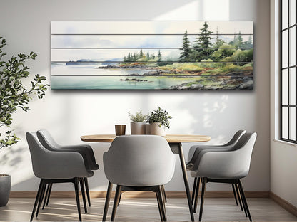 Isle Royale National Park Print on Natural Wood –  Michigan, United States Wall Art