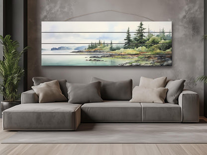 Isle Royale National Park Print on Natural Wood –  Michigan, United States Wall Art
