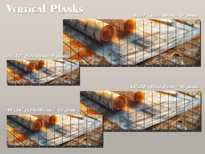 Wooden Wall Art – Natural Wood Print | Contemporary Architecture Print Decor