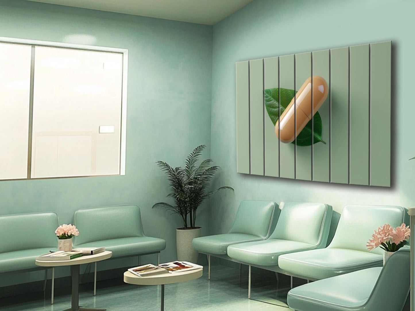 Wood Wall Art – Abstract Medicines Art on Smooth Linden Wood | Pharmacy Decor