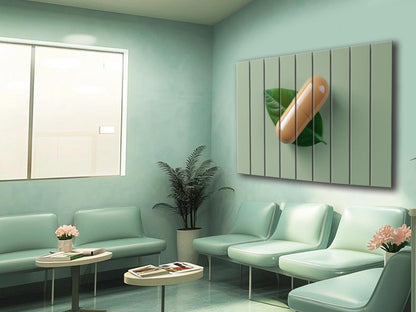 Wood Wall Art – Abstract Medicines Art on Smooth Linden Wood | Pharmacy Decor