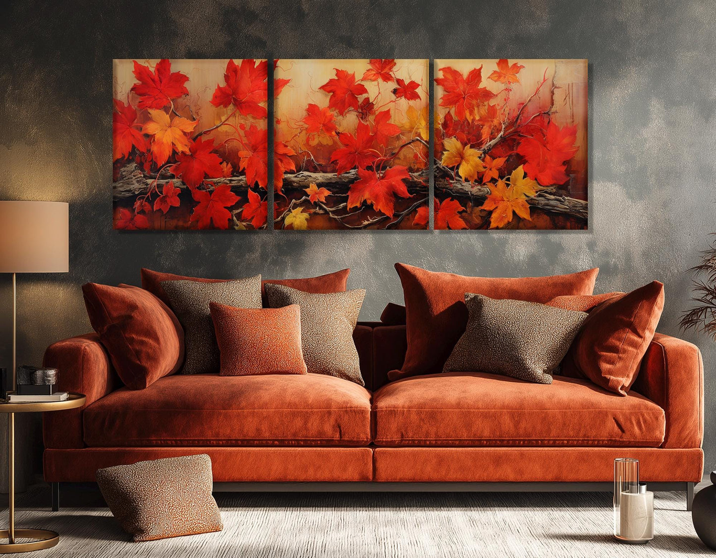 Autumn Tree Canvas Print – Gallery Wrapped Framed Canvas With Soft Tones Artwork