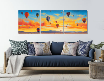 Albuquerque Wall Art – Balloon Festival Canvas Print | Framed & Ready to Hang