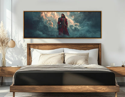 Vlad The Impaler Canvas Gothic Wall Art – Framed Gallery Wrapped Print Ready To Hang
