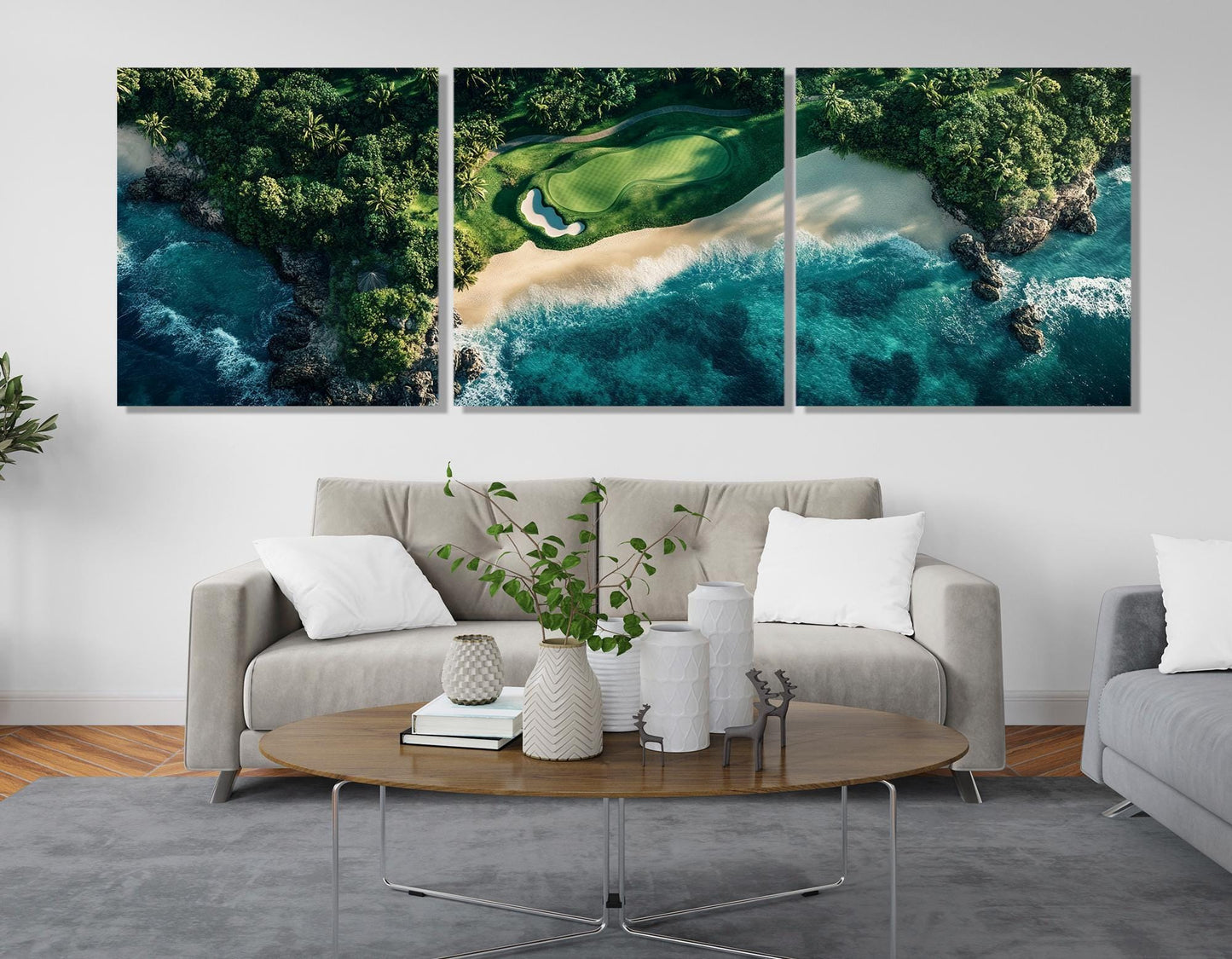 Tropical Island Canvas Print – Gallery Wrapped Cotton Canvas With Floating Frame