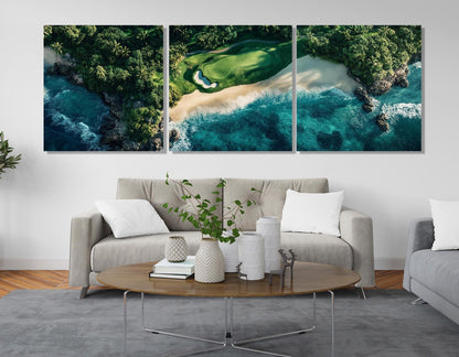 Tropical Island Canvas Print – Gallery Wrapped Cotton Canvas With Floating Frame
