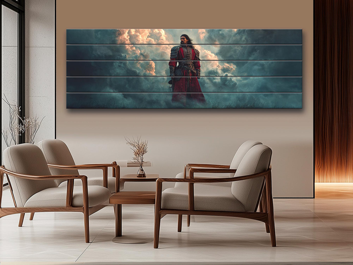 Vlad the Impaler Gothic Print on Wood