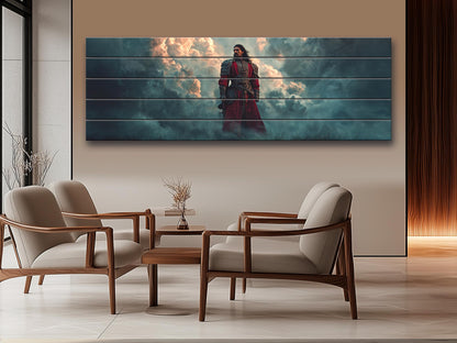 Vlad the Impaler Gothic Print on Wood