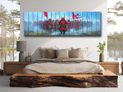 Takeda Shingen Samurai Battle Wood Print