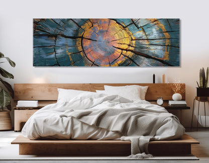 Wood Texture Canvas - Framed & Ready To Hang Gallery Wrapped Cotton Print