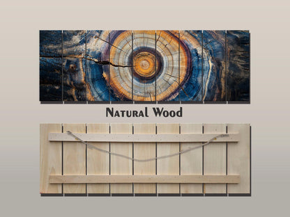 Abstract Wood Texture PRINT on Natural Wood
