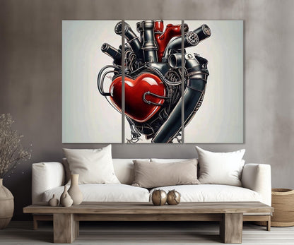 Engine Canvas Print – Abstract Engine Art | Workshop Wall Art, Ready to Hang