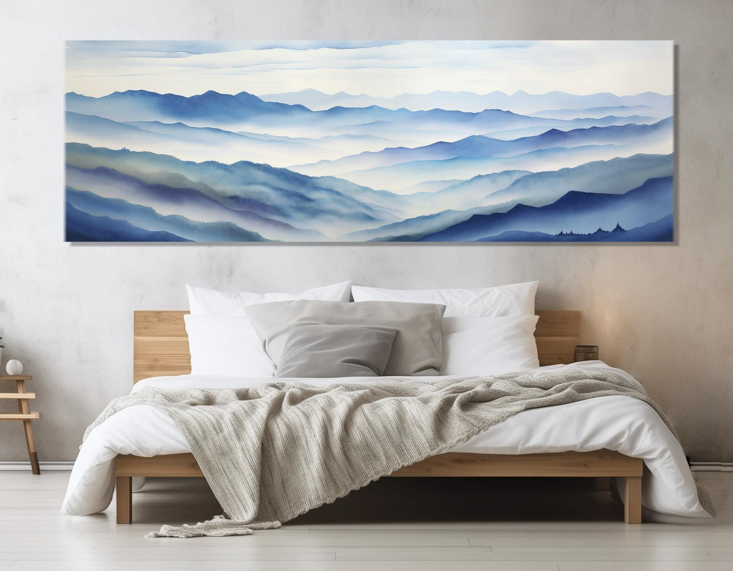 Blue Ridge Mountains Canvas - Scenic Appalachian Mountains Art | Framed Wall Decor