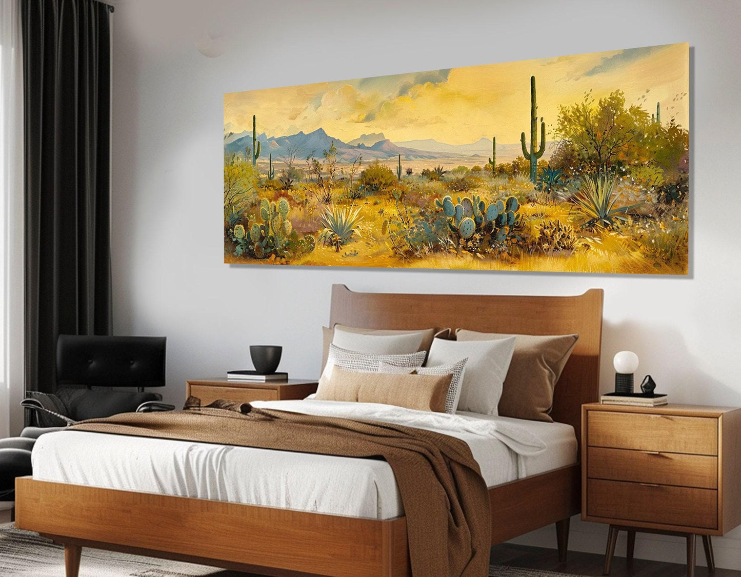 Arizona Desert Canvas Print – Sonoran Desert Wall Art | Framed & Ready to Hang