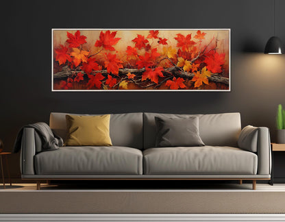 Autumn Tree Canvas Print – Gallery Wrapped Framed Canvas With Soft Tones Artwork