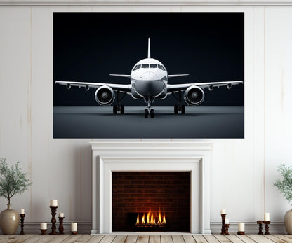 Plane Canvas Art - Large Aircraft Canvas Print | Aviation Wall Art, Framed Ready to Hang