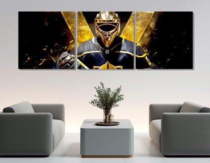 Ice Hockey Canvas Print – High Quality Cotton Wall Art | Ready to Hang