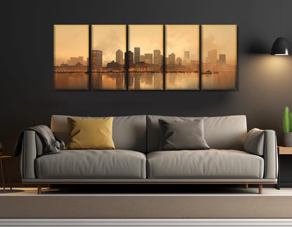 Baltimore Canvas Print – Abstract Wall Art | Framed, Ready to Hang, Gallery Wrapped