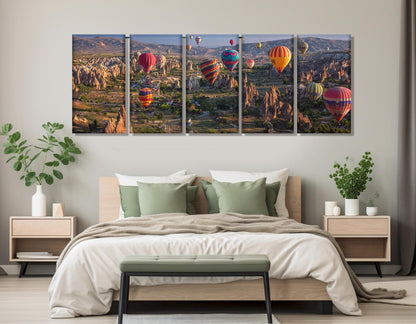 Kapadokia Balloon Festival Canvas – Framed Canvas Print | Ready To Hang Wall Art