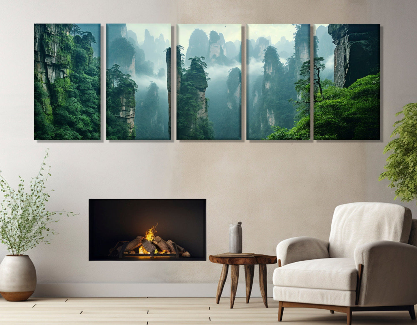 Zhangjiajie Canvas Print – Framed Canvas Print With Floating Frame Option | China Wall Art