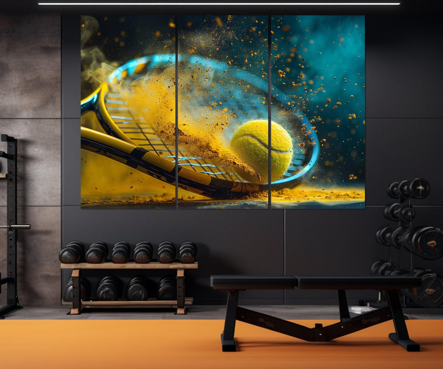 Tennis Canvas Print – Framed Cotton Canvas Wall Art | Ready To Hang Sports Decor