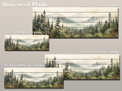 Redwood National Park Wood Print – Natural Wood Wall Art | Rustic Farmhouse Decor