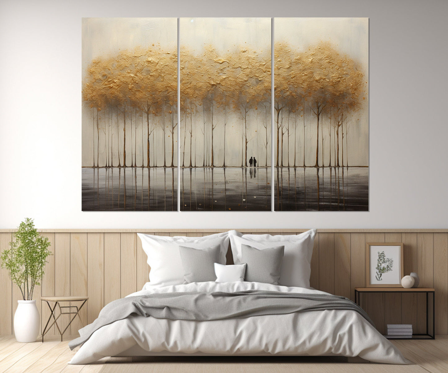 Romantic Wall Art – Minimalist Canvas Art | Framed Canvas Print, Ready to Hang