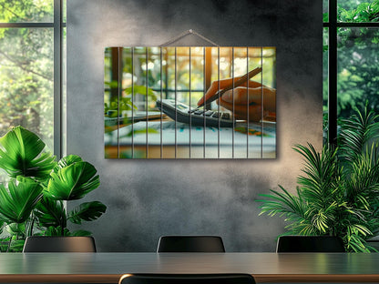Accounting Wall Art Printed on Natural Wood, Accountant Gift, Accountant Office Wall Decor, Economist Gift, Auditor Gift, Wood Wall Art