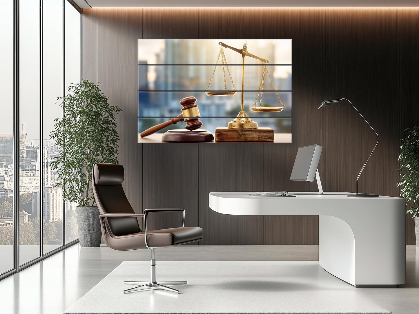 Rustic Wood Wall Art - Justice Wall Art Printed on Wood, Lawyer Office Decor, Judge Gift, Law Wall Art, Judge Hammer Poster, Attorney Gift
