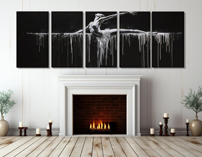 Ballet Canvas Print – Abstract Ballet Wall Art | Framed & Gallery Wrapped Canvas