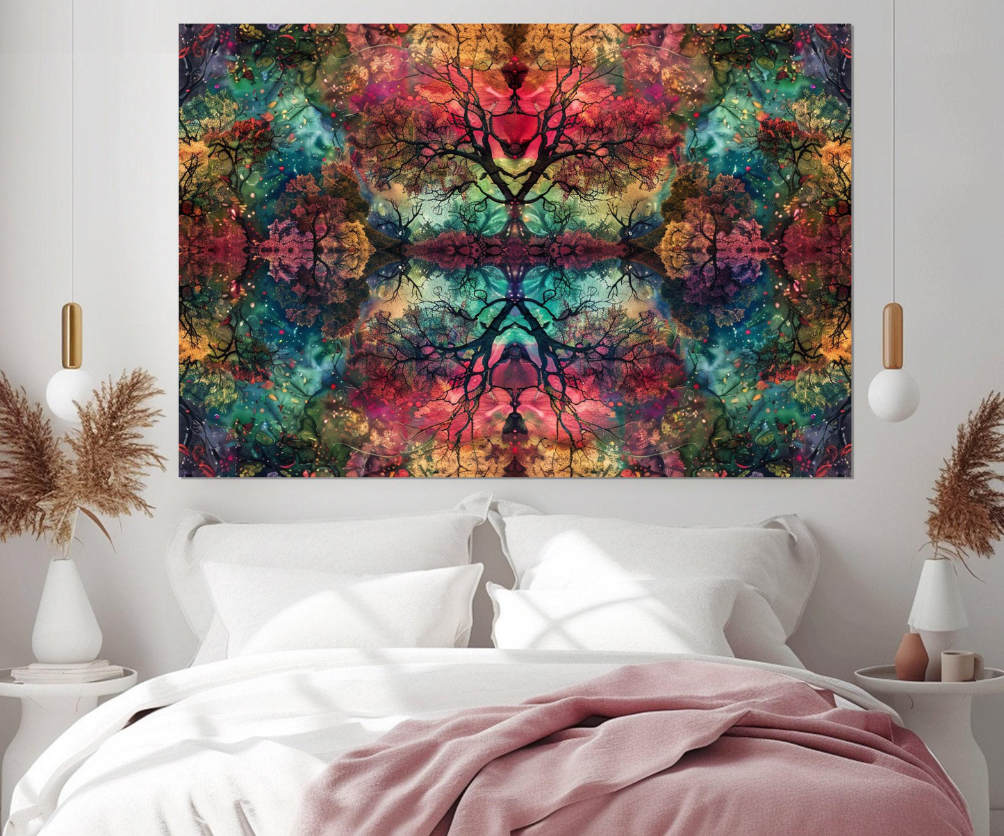 Abstract Trees Canvas Print – Framed Gallery Wrapped Art | Ready to Hang