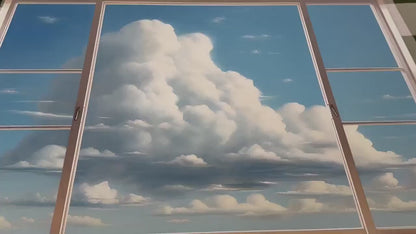 Sky View Canvas Print - Faux Window Canvas Art | Framed, Ready to Hang