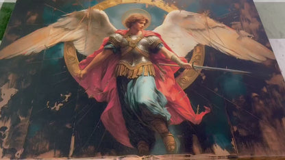 Saint Michael Canvas Print - Christian Wall Art | Ready to Hang Gallery Wrapped Canvas